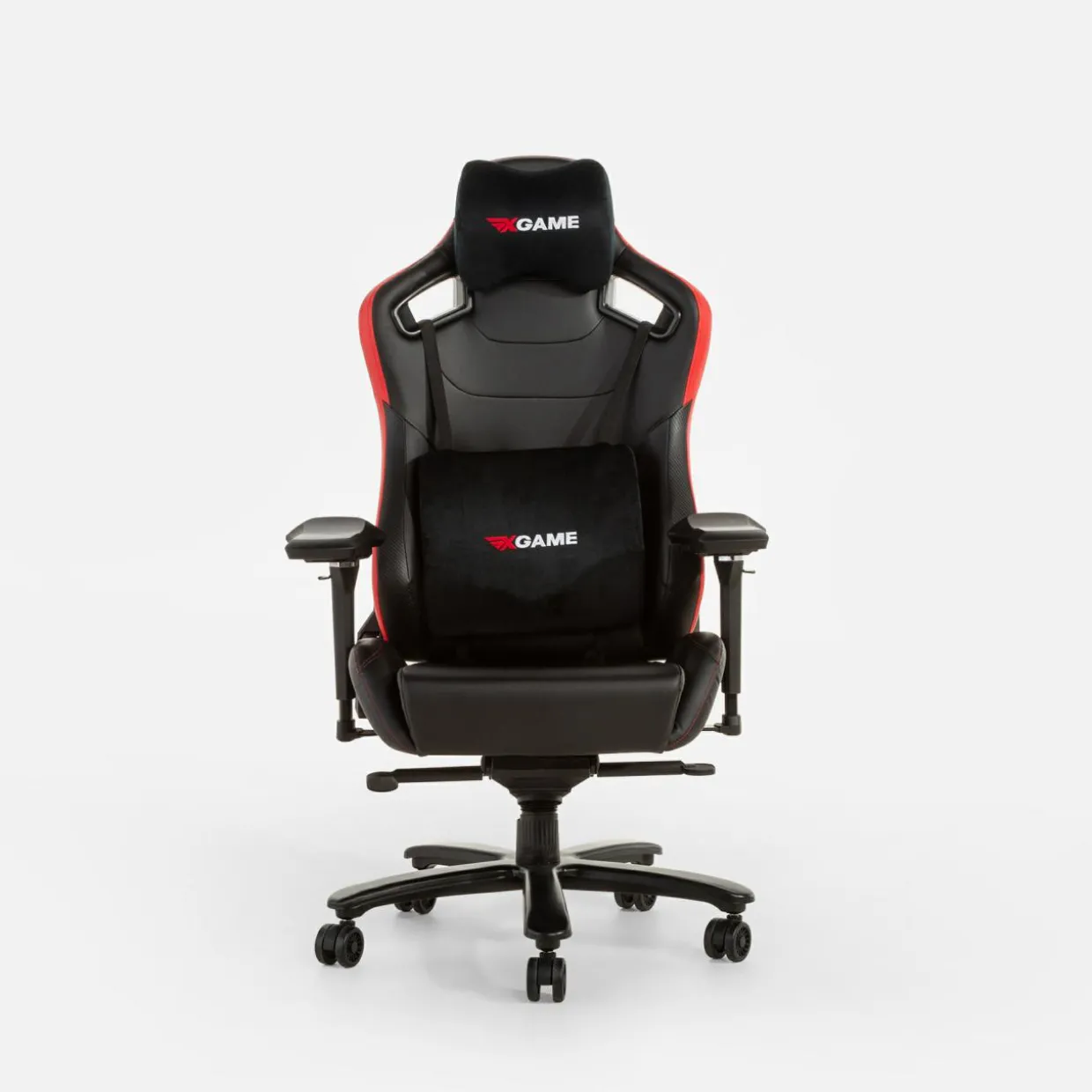 Fotel gamingowy czarno-czerwony MORAZI