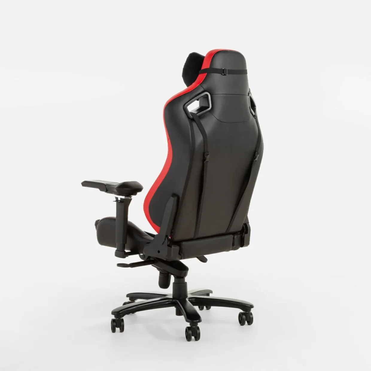 Fotel gamingowy czarno-czerwony MORAZI