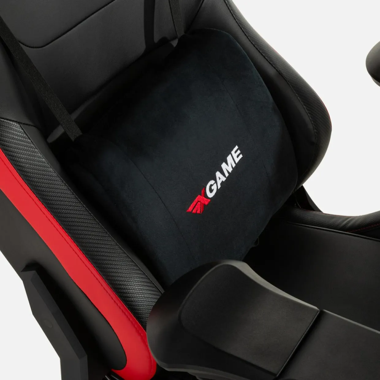 Fotel gamingowy czarno-czerwony MORAZI