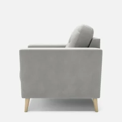 Fotel jasnoszary VEROLI