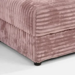 Fotel loveseat pudrowy róż NOEMI