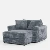 Fotel loveseat szary NOEMI