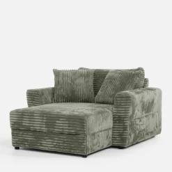 Fotel loveseat zielony NOEMI