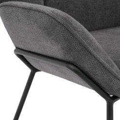 Fotel na płozach szary LIMARVI