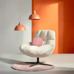 Fotel obrotowy beżowy DAPPERA