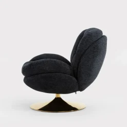 Fotel obrotowy granatowy DUNNE