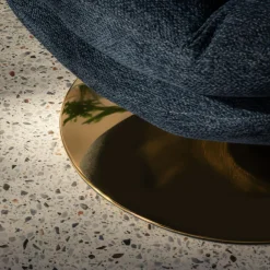 Fotel obrotowy granatowy DUNNE