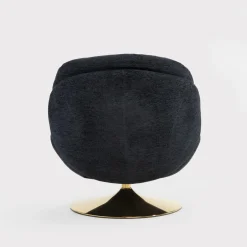 Fotel obrotowy granatowy DUNNE