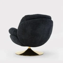 Fotel obrotowy granatowy DUNNE