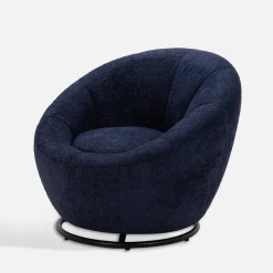 Fotel obrotowy granatowy CAPRIOLA