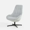 Fotel obrotowy jasnoszary DAZZLEN