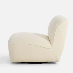 Fotel obrotowy kremowy RAQUILLA