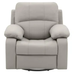 Fotel obrotowy z funkcją relaks jasny beż OPUS