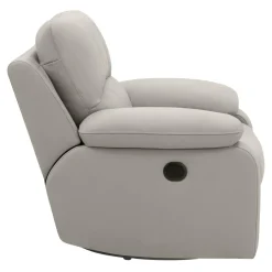 Fotel obrotowy z funkcją relaks jasny beż OPUS