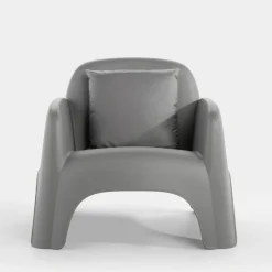 Fotel ogrodowy szary ULVI