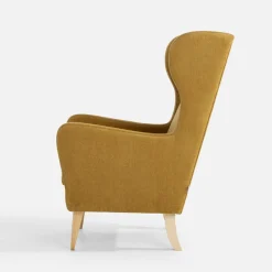 Fotel uszak musztardowy TACO