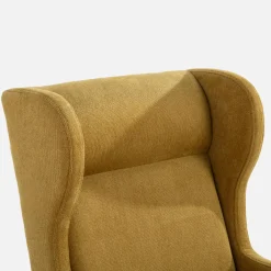 Fotel uszak musztardowy TACO