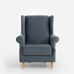 Fotel uszak niebieski SERENA