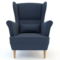 Fotel uszak niebieski VENUS