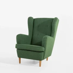 Fotel uszak zielony ESAL