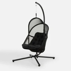 Fotel wiszący JEFFIS II czarny