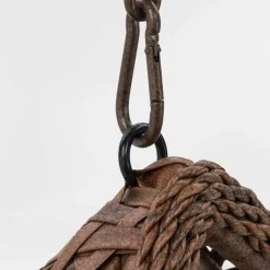 Fotel wiszący WALLANO II z brązowym siedziskiem