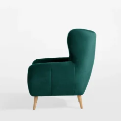 Fotel wypoczynkowy ciemnozielony KELSO