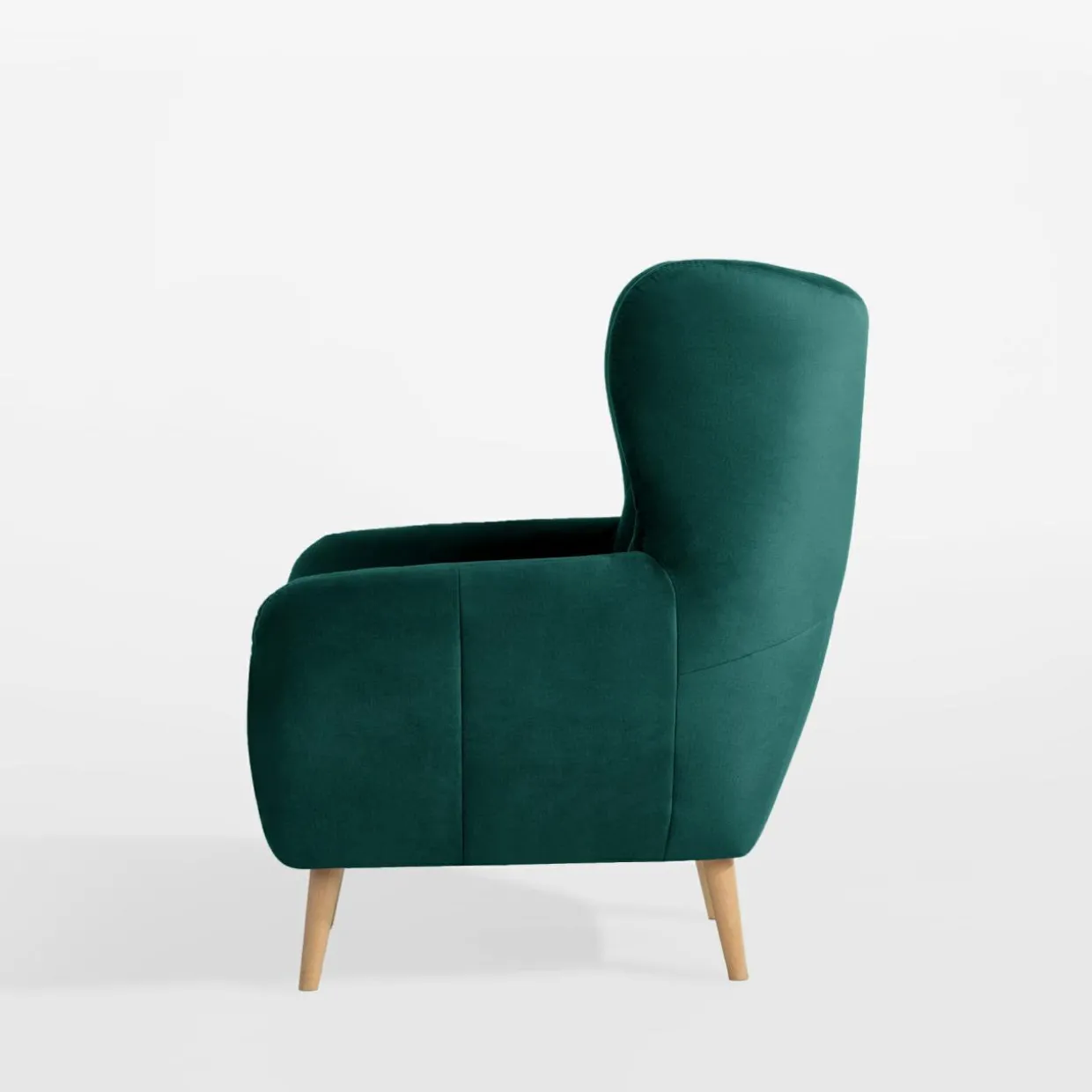 Fotel wypoczynkowy ciemnozielony KELSO