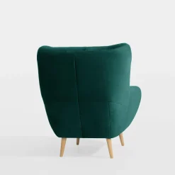 Fotel wypoczynkowy ciemnozielony KELSO