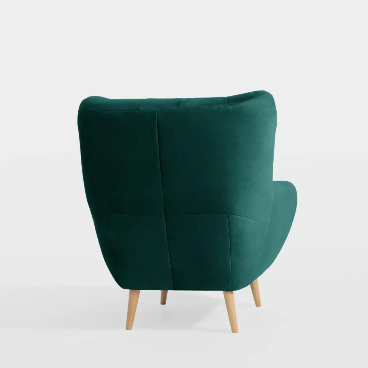 Fotel wypoczynkowy ciemnozielony KELSO