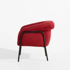 Fotel wypoczynkowy czerwony LEQREN