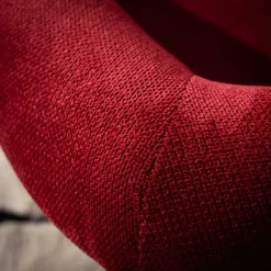 Fotel wypoczynkowy czerwony LEQREN