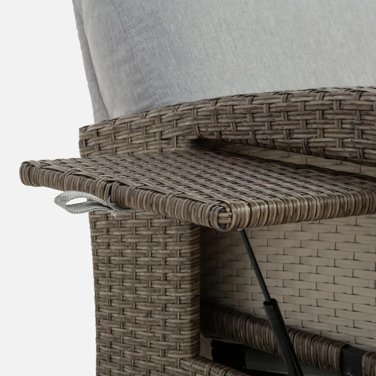 Fotel wypoczynkowy do ogrodu SOTTO brązowy