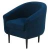 Fotel wypoczynkowy granatowy MILTON