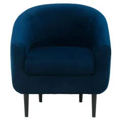 Fotel wypoczynkowy granatowy MILTON