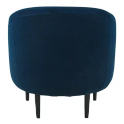 Fotel wypoczynkowy granatowy MILTON