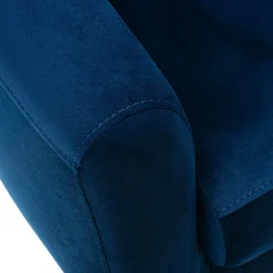 Fotel wypoczynkowy granatowy MILTON