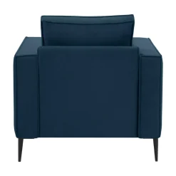 Fotel wypoczynkowy granatowy TERRA