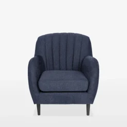 Fotel wypoczynkowy granatowy BOLIVA