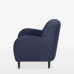 Fotel wypoczynkowy granatowy BOLIVA