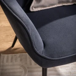 Fotel wypoczynkowy granatowy JAZAN