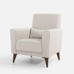 Fotel wypoczynkowy jasnobeżowy STOCKHOLM