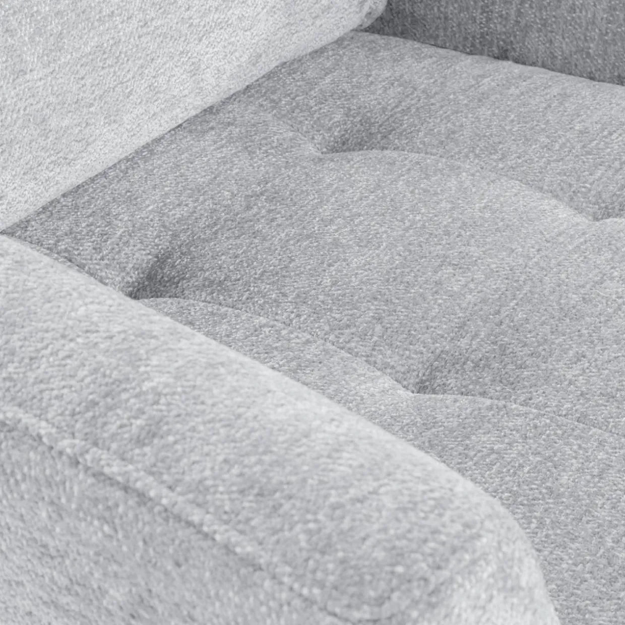 Fotel wypoczynkowy jasnoszary TIVOLI