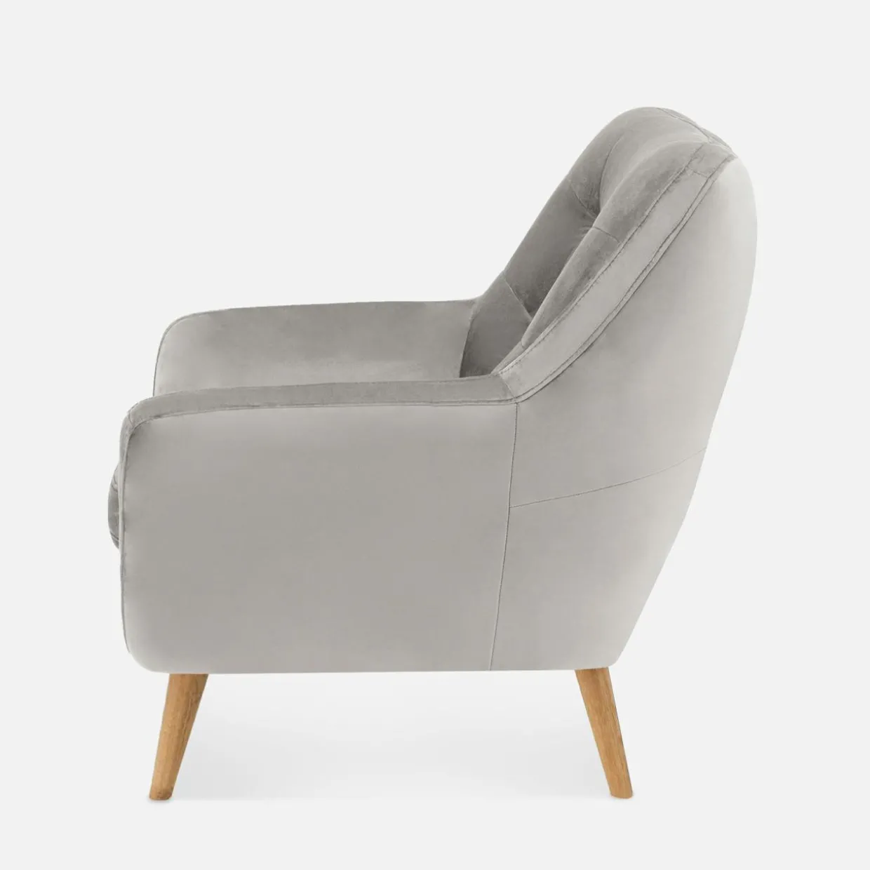 Fotel wypoczynkowy jasnoszary SCANDI