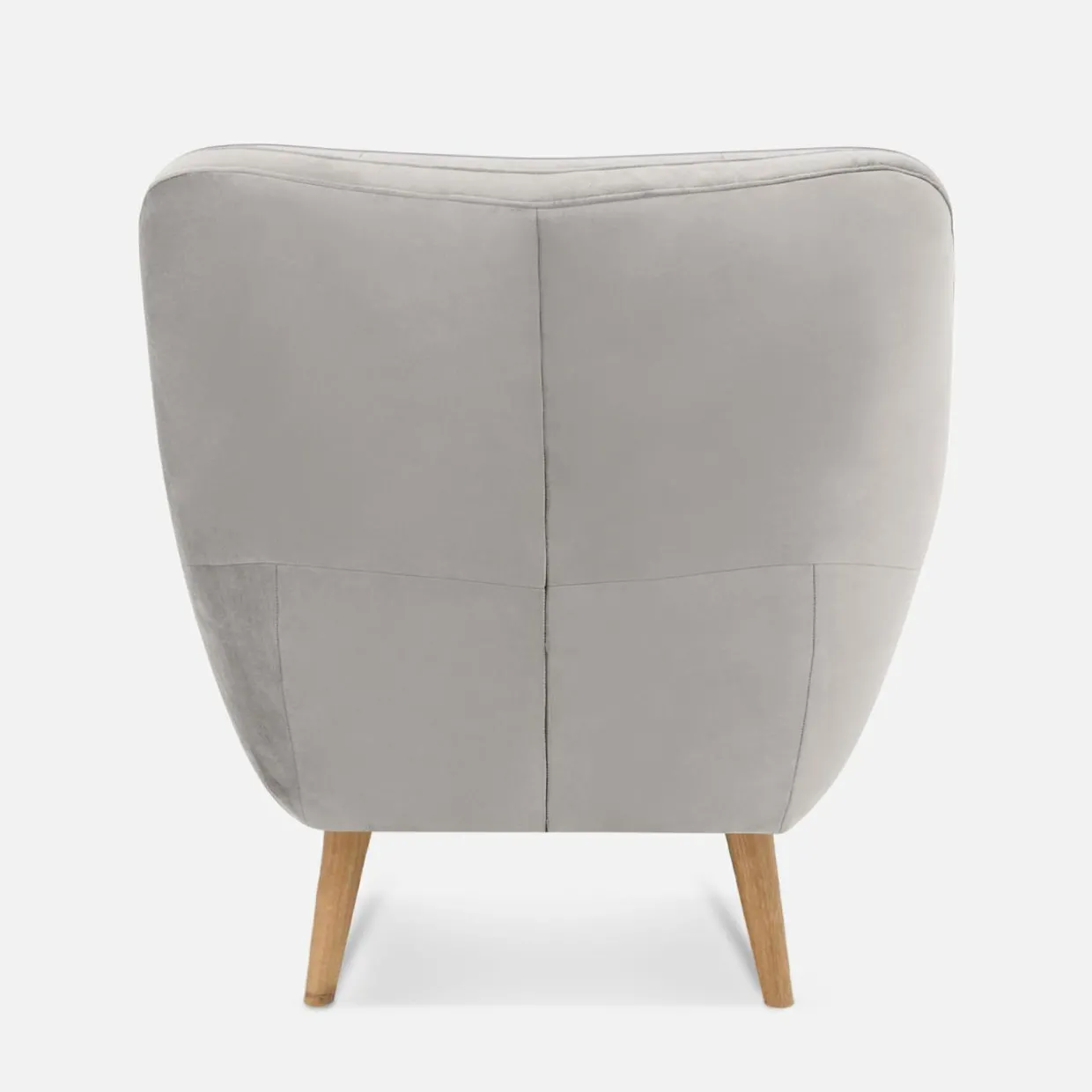 Fotel wypoczynkowy jasnoszary SCANDI