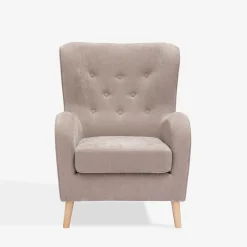 Fotel wypoczynkowy jasnoszary LINCOLN