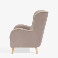 Fotel wypoczynkowy jasnoszary LINCOLN