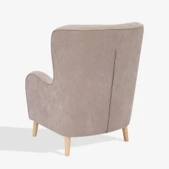 Fotel wypoczynkowy jasnoszary LINCOLN