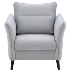 Fotel wypoczynkowy jasnoszary COSIMO