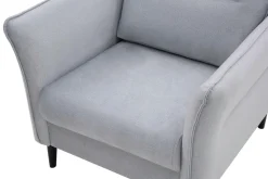 Fotel wypoczynkowy jasnoszary COSIMO